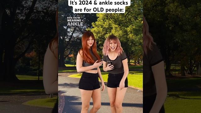 In the #2000s, ankle socks were the only way to go. now they make us look old! #millennials #aging In the #2000s, ankle socks were the only way to go. now they make us look old! #millennials #aging