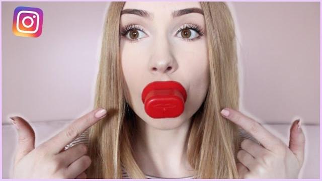 Testing "big lips" lip plumping device! Testing "big lips" lip plumping device!