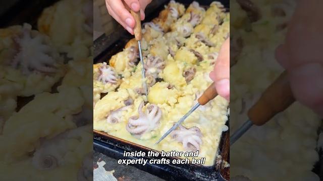 Whole octopus takoyaki? insane japanese street food! Whole octopus takoyaki? insane japanese street food!