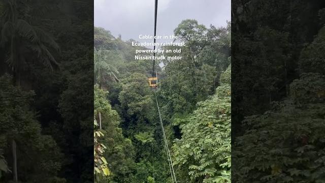 Would you try it? #ecuador #cablecar #travel Would you try it? #ecuador #cablecar #travel