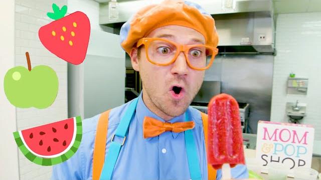 Blippi makes fruit popsicles | learn healthy eating for children | educational videos for kids Blippi makes fruit popsicles | learn healthy eating for children | educational videos for kids
