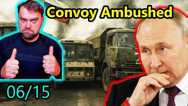 Update from ukraine | awesome! big z-convoy ambushed | trump's shame day | israel's best operation Update from ukraine | awesome! big z-convoy ambushed | trump's shame day | israel's best operation