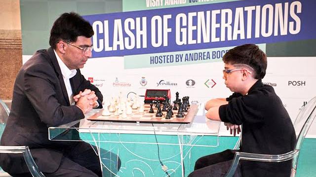5-time world champion vs 11-year-old || viswanathan anand vs faustino oro || clash of generations 5-time world champion vs 11-year-old || viswanathan anand vs faustino oro || clash of generations