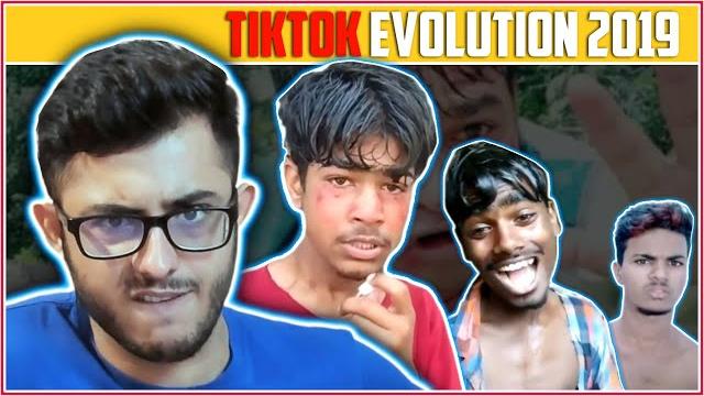 Tiktok evolution 2019 | carryminati Tiktok evolution 2019 | carryminati