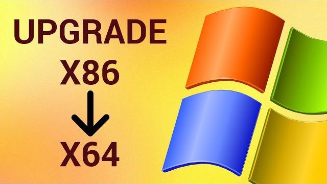 How to upgrade 32 bit to 64 bit in windows 7 How to upgrade 32 bit to 64 bit in windows 7