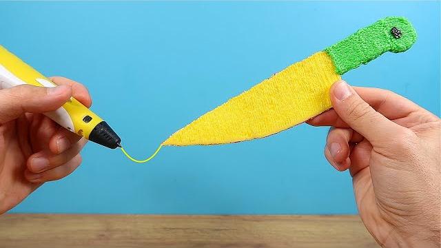 Что если нарисовать 3d ручкой настоящий нож и заточить его? Что если нарисовать 3d ручкой настоящий нож и заточить его?