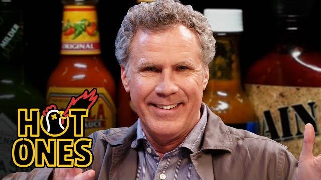 Will ferrell deeply regrets eating spicy wings | hot ones Will ferrell deeply regrets eating spicy wings | hot ones