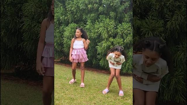 Oops…didn’t mean to kick her ! #twins #comedy #sibling #dance Oops…didn’t mean to kick her ! #twins #comedy #sibling #dance