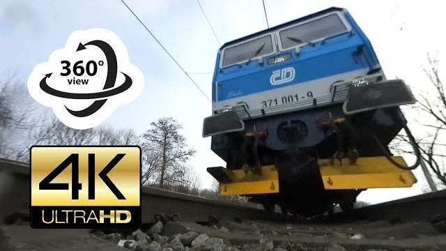 360° camera under train (4k) virtual reality 360° camera under train (4k) virtual reality