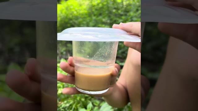 How to drink coffee without drinking powder #bushcraft #camping #survival #outdoors #shorts How to drink coffee without drinking powder #bushcraft #camping #survival #outdoors #shorts