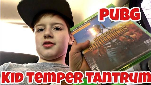 Kid temper tantrum pubg xbox one game prank on daddy Kid temper tantrum pubg xbox one game prank on daddy