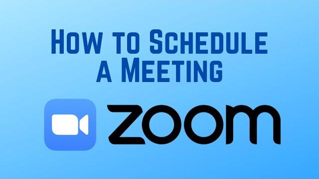 How to schedule a zoom meeting How to schedule a zoom meeting