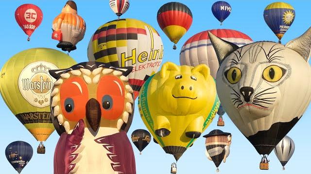 Hot air balloon mass ascent | balloon festival barnstorf 2019 Hot air balloon mass ascent | balloon festival barnstorf 2019