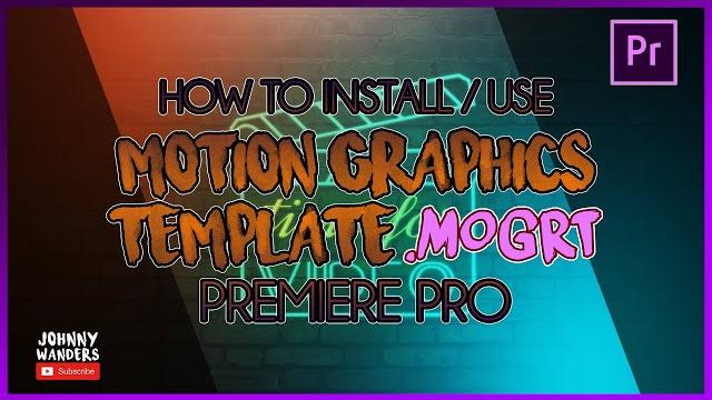 How to install and use mogrt in premiere pro + bonus trick + free motion graphics templates How to install and use mogrt in premiere pro + bonus trick + free motion graphics templates