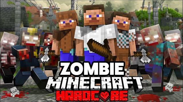100 players simulate a zombie outbreak in hardcore minecraft... 100 players simulate a zombie outbreak in hardcore minecraft...