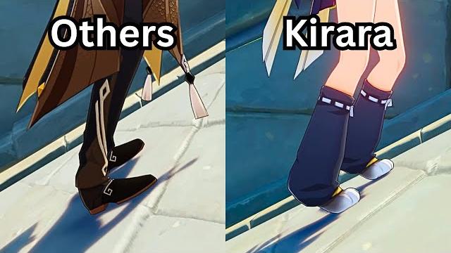 The attention to detail on kirara's feet is on another level.. The attention to detail on kirara's feet is on another level..