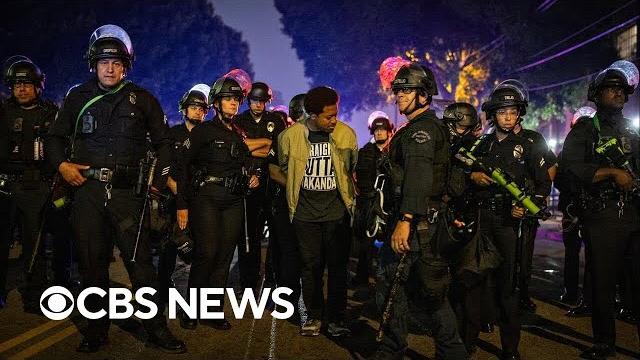 Marines arrive in los angeles after trump deploys military support in response to ice protests Marines arrive in los angeles after trump deploys military support in response to ice protests