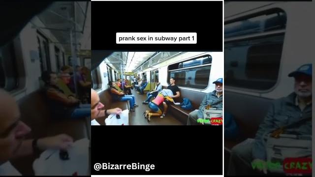 Sexy prank in subway Sexy prank in subway