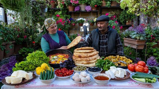 Countryside morning ️: delicious village breakfast Countryside morning ️: delicious village breakfast