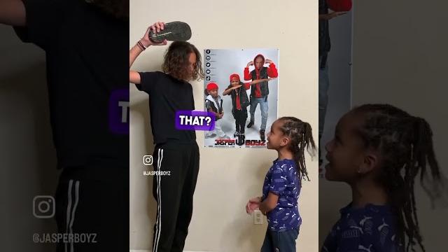 He tried it …till that whooping He tried it …till that whooping