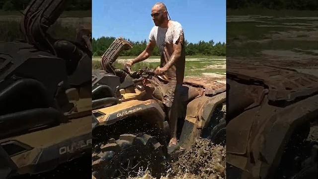 Mudhole letdown #atv #quad #offroad #mudding #shorts Mudhole letdown #atv #quad #offroad #mudding #shorts