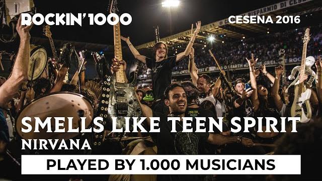 Smells like teen spirit - rockin'1000 that's live official Smells like teen spirit - rockin'1000 that's live official