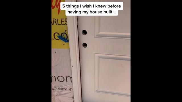 5 things i wish i knew when having my house built... 5 things i wish i knew when having my house built...