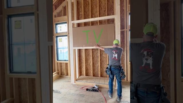Framing a fireplace for our new house Framing a fireplace for our new house