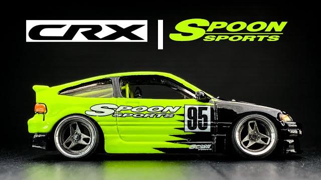Honda crx spoon sport hot wheels simple custom Honda crx spoon sport hot wheels simple custom