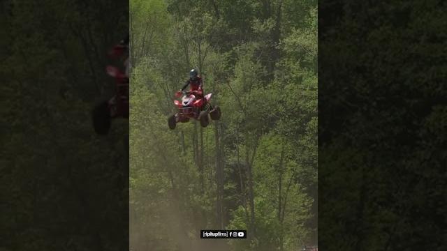 Biggest jump on an atv?! #atvmx Biggest jump on an atv?! #atvmx