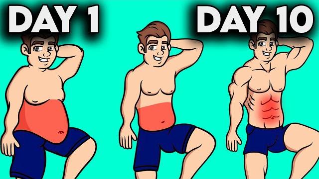 5 minute workout (standing only) to lose belly fat 5 minute workout (standing only) to lose belly fat