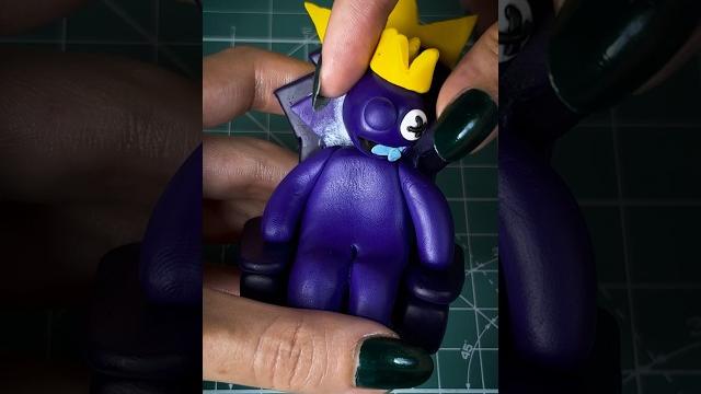 How to make blue sleeping in his throne , rainbow friends with clay #satisfying #shorts How to make blue sleeping in his throne , rainbow friends with clay #satisfying #shorts