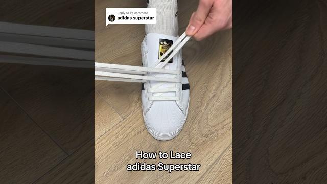 The og way to lace your adidas superstars! The og way to lace your adidas superstars!