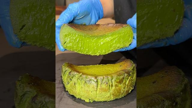 Matcha cheesecake #たもグルメ #japanesefood Matcha cheesecake #たもグルメ #japanesefood