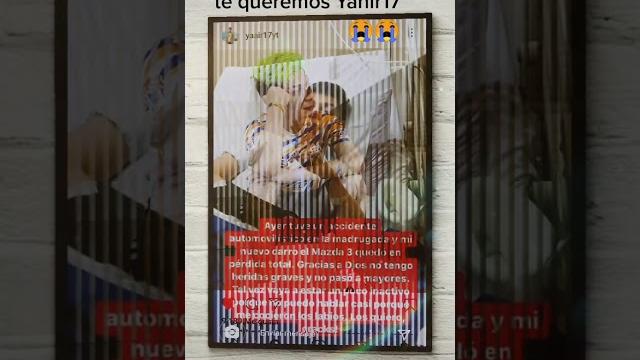 Confirmado yair 17 tuvo un accidente automotriz Confirmado yair 17 tuvo un accidente automotriz