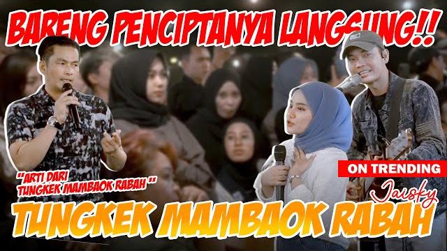 Disamperin pencipta lagunya! tungkek mambaok rabah (live ngamen) tri suaka ft. yaya nadila & jaisky Disamperin pencipta lagunya! tungkek mambaok rabah (live ngamen) tri suaka ft. yaya nadila & jaisky