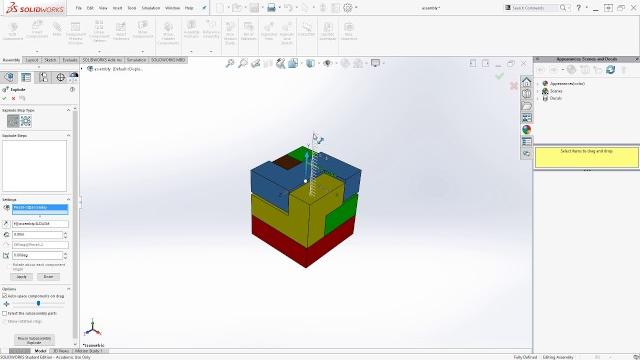 Sw 2016 making an exploded view Sw 2016 making an exploded view