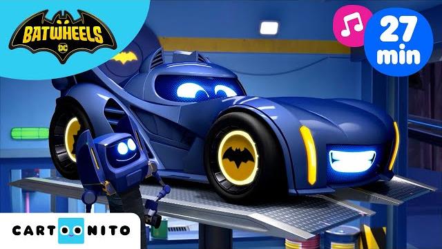 Batwheels - компилация | счупено колело! | cartoonito | анимация със супергерои за деца Batwheels - компилация | счупено колело! | cartoonito | анимация със супергерои за деца