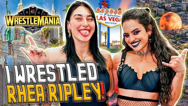 Rhea ripley teaches me how to wrestle | wwe wrestlemania 41 Rhea ripley teaches me how to wrestle | wwe wrestlemania 41