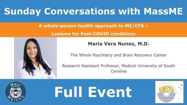 A whole-person health approach to me/cfs: lessons for post-covid conditions | full event A whole-person health approach to me/cfs: lessons for post-covid conditions | full event