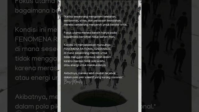"ketidaktahuan rasional" #bens_menulis #youtubeshorts #shorts #edukasi #psikologi #sosiologi "ketidaktahuan rasional" #bens_menulis #youtubeshorts #shorts #edukasi #psikologi #sosiologi