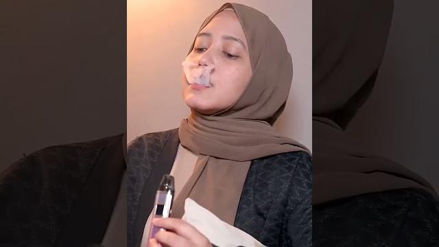 Cute muslim girl vape tricks hijabi girl smoking girl hookah bar hukka bar vaping #shorts Cute muslim girl vape tricks hijabi girl smoking girl hookah bar hukka bar vaping #shorts