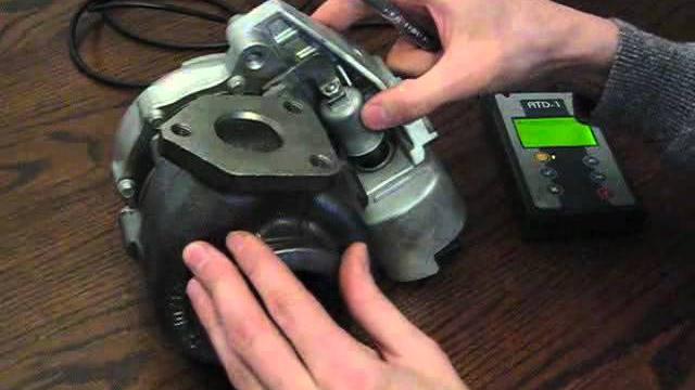 Turbocharger electronic actuator setting - mitsubishi turbo for bmw engine. testing and adjusting Turbocharger electronic actuator setting - mitsubishi turbo for bmw engine. testing and adjusting