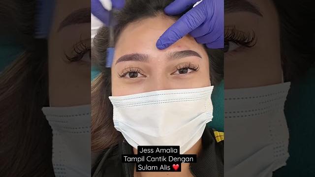 Jess amalia tampil cantik dengan sulam alis Jess amalia tampil cantik dengan sulam alis