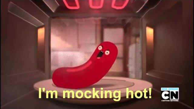 The amazing world of gumball sausage on microwave The amazing world of gumball sausage on microwave