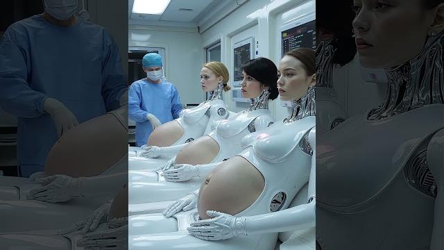 Robot giving birth #robot #funny Robot giving birth #robot #funny