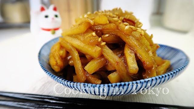 Японская закуска из дайкона с пастой мисо. японская кухня рецепты! japanese okazu recipe. Японская закуска из дайкона с пастой мисо. японская кухня рецепты! japanese okazu recipe.