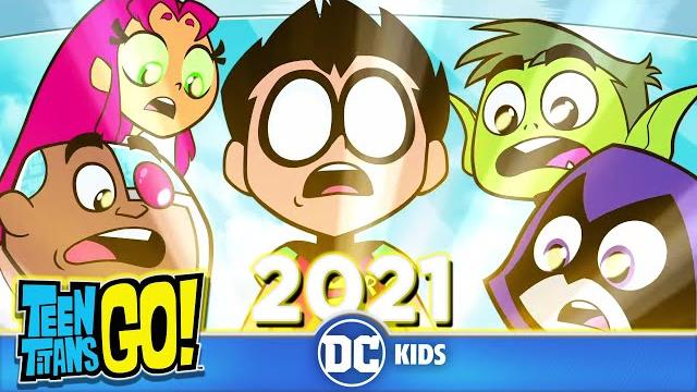Teen titans go! россия | лучшие моменты из «юные титаны, вперёд!» 2021 года.| dc kids Teen titans go! россия | лучшие моменты из «юные титаны, вперёд!» 2021 года.| dc kids