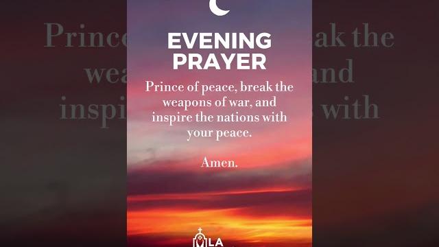 November 24th evening prayer #shorts November 24th evening prayer #shorts