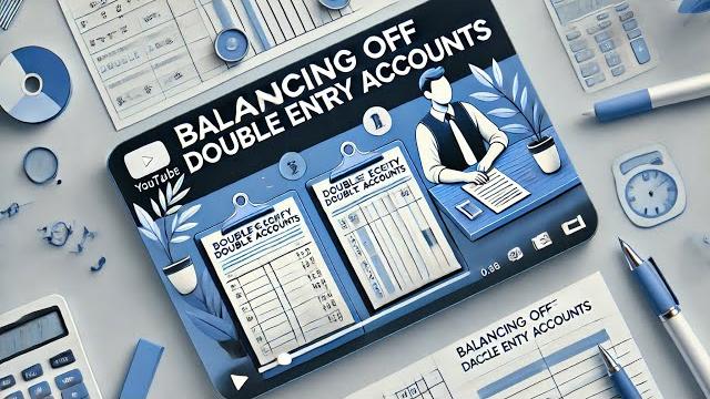 Balancing off double entry accounts 101 Balancing off double entry accounts 101
